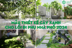 Tham khảo ngay các mẫu thiết kế cây xanh đẹp nhất cho lối đi phụ nhà phố